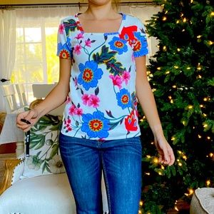 XXSP Ann Taylor flower top